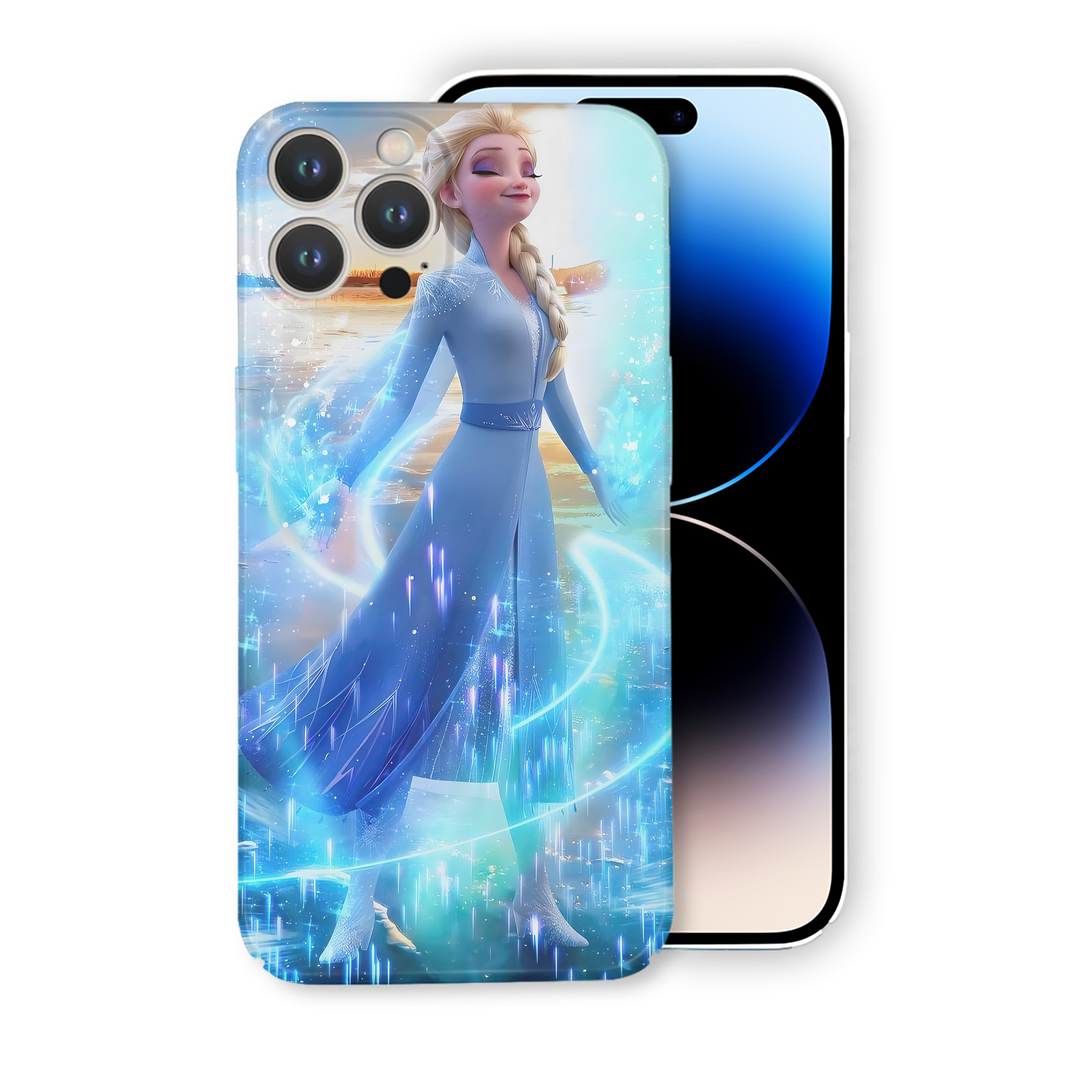 （画像用） アナと雪の女王 アンナ エルサ Frozen Anna Elsa 【iPhone 14シリーズ対応】ハードケース